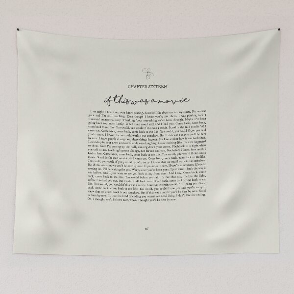 Item preview, If This Was A Movie Lyrics designed and sold by queseraseraa.