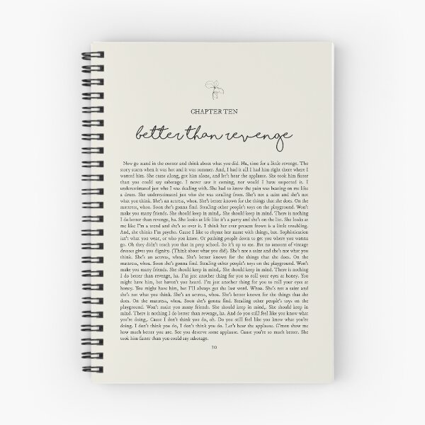 Item preview, Better Than Revenge Lyrics designed and sold by queseraseraa.