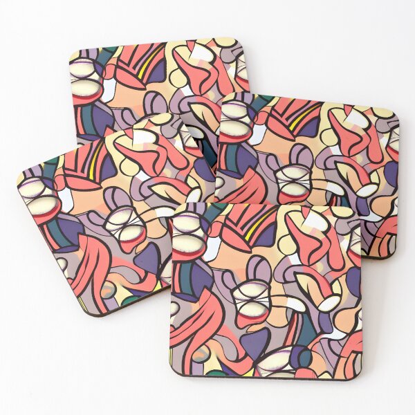 Item preview, watercolor retro shapes pattern #1 designed and sold by supeart.