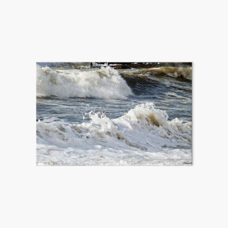 " As the tide rushes in" Art Board Print