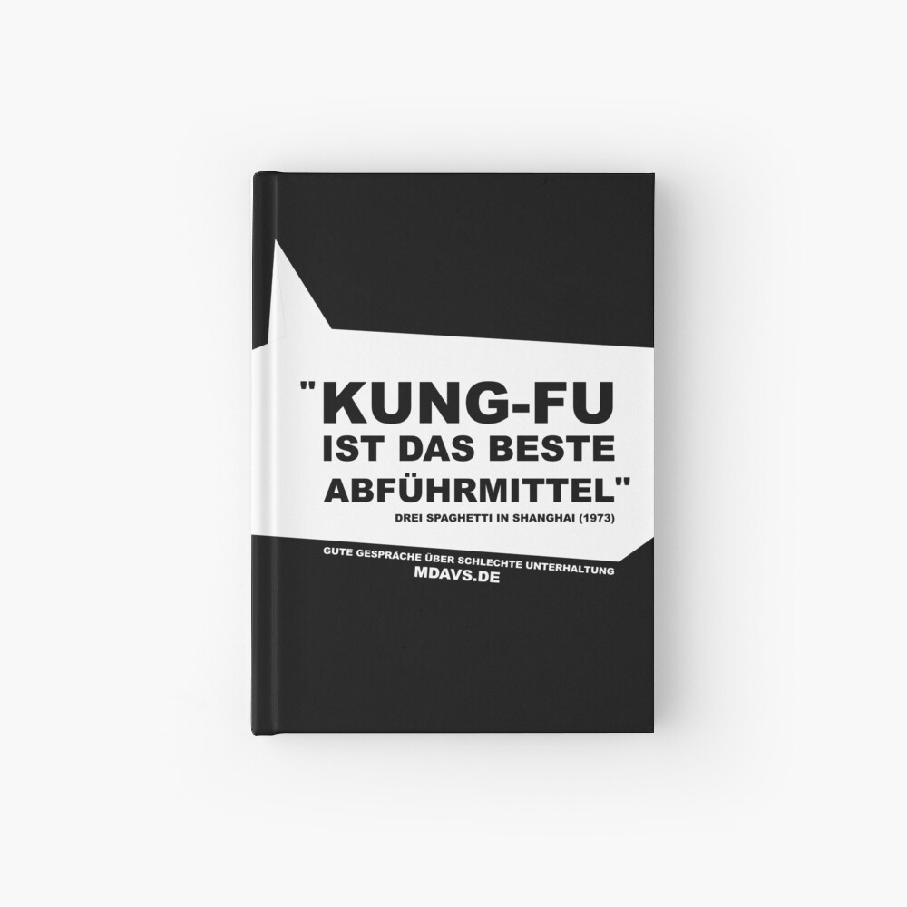 Zitat Deutsch Drei Spaghetti in Shanghai Notizbuch