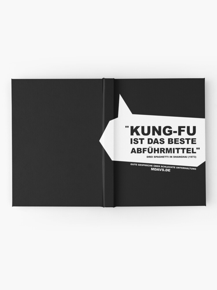 Alternative Ansicht von Zitat Deutsch Drei Spaghetti in Shanghai Notizbuch