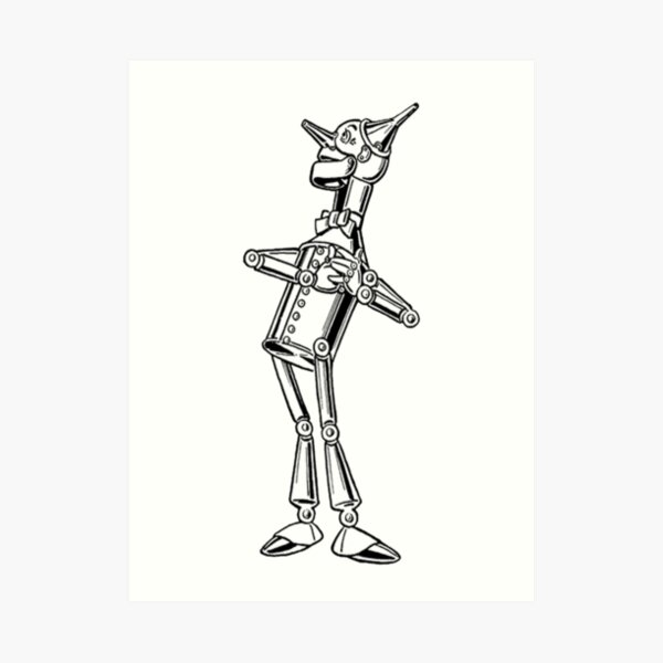 Wizard of Oz ,The Tin Man Art Print