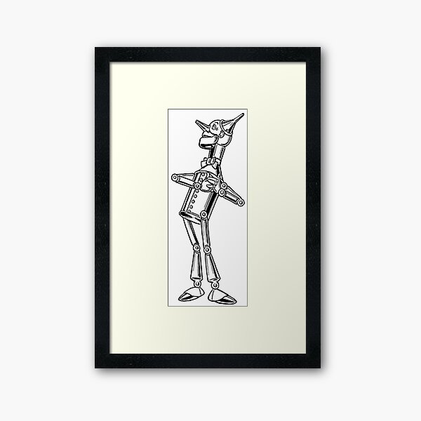 Wizard of Oz ,The Tin Man Framed Art Print
