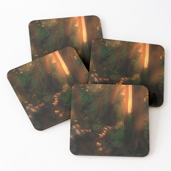 Item preview, Aesthetic forest scenery - digital art  designed and sold by LesiSlug.