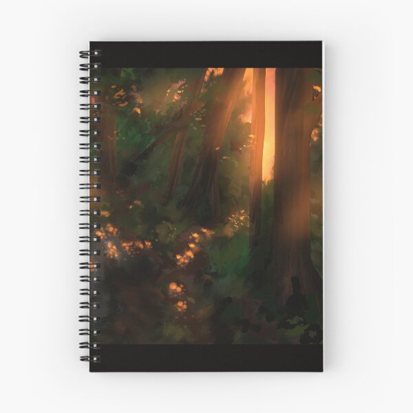 Item preview, Aesthetic forest scenery - digital art  designed and sold by LesiSlug.