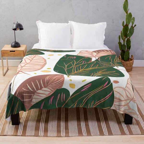 Item preview, tripical leaf floral pattern #4 designed and sold by supeart.