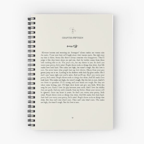 Item preview, Ours Lyrics designed and sold by queseraseraa.