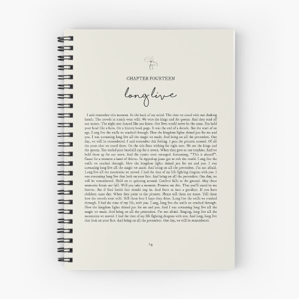 Item preview, Long Live Lyrics designed and sold by queseraseraa.