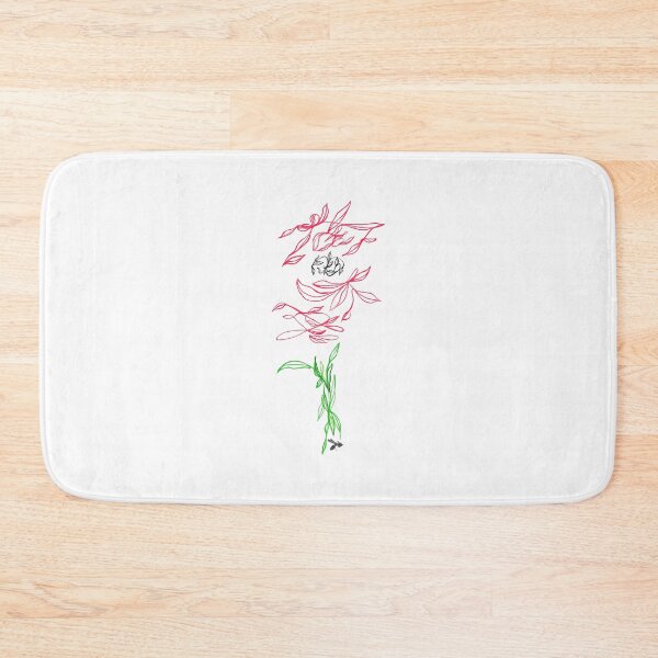 Item preview, Line Art Rose BLK designed and sold by HoneyGraphics.