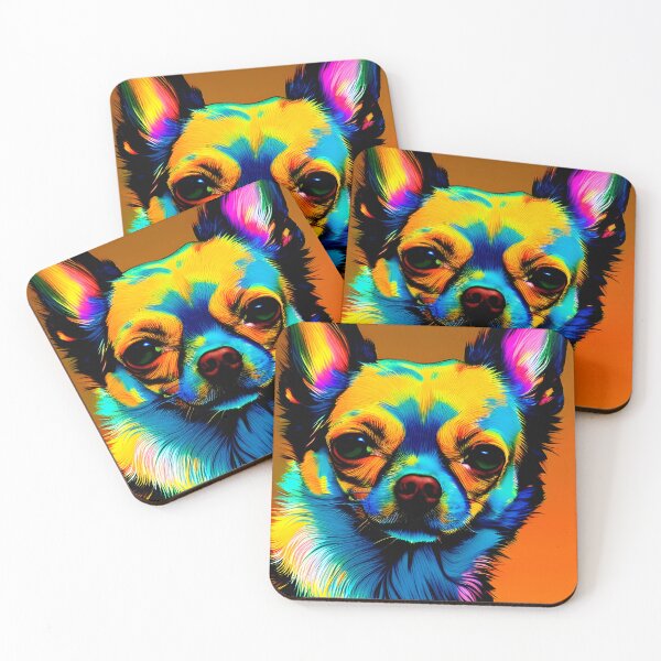Item preview, Chihuahua colorful art painting dog #42 designed and sold by supeart.
