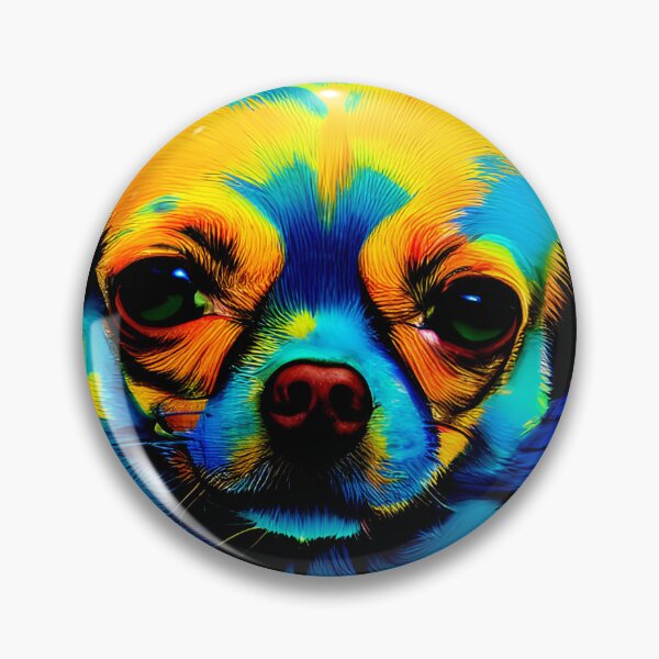 Item preview, Chihuahua colorful art painting dog #42 designed and sold by supeart.