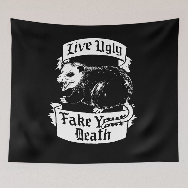 Item preview, Live Ugly Fake Your Death  designed and sold by 4YouShirt.