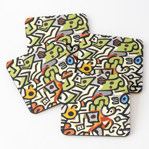 Item preview, Blob pattern retro shapes #3 designed and sold by supeart.