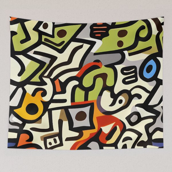 Item preview, Blob pattern retro shapes #3 designed and sold by supeart.