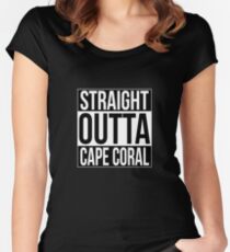 Straight Outta Cape Coral Women's Fitted Scoop T-Shirt