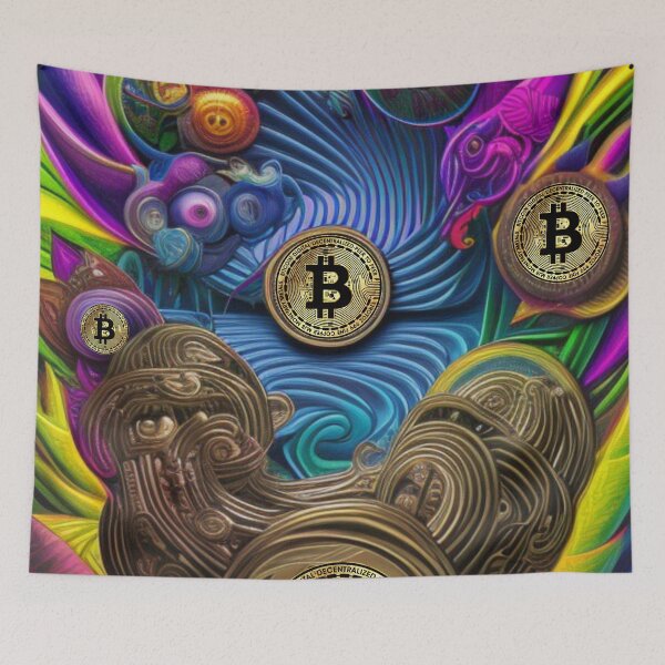 Item preview, Bitcoin Art Crypto Art Cryptocurrency Art designed and sold by tpixx.