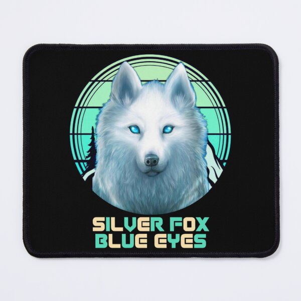 Item preview, silver fox blue eyes designed and sold by MrSameeraTop.