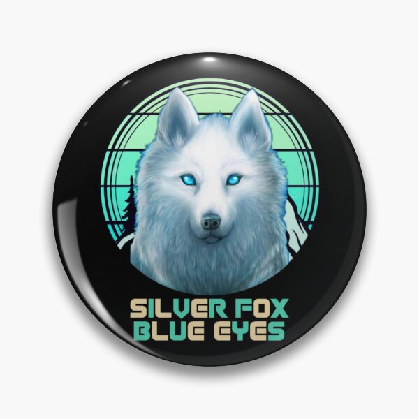 Item preview, silver fox blue eyes designed and sold by MrSameeraTop.