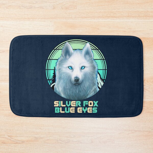 Item preview, silver fox blue eyes designed and sold by MrSameeraTop.