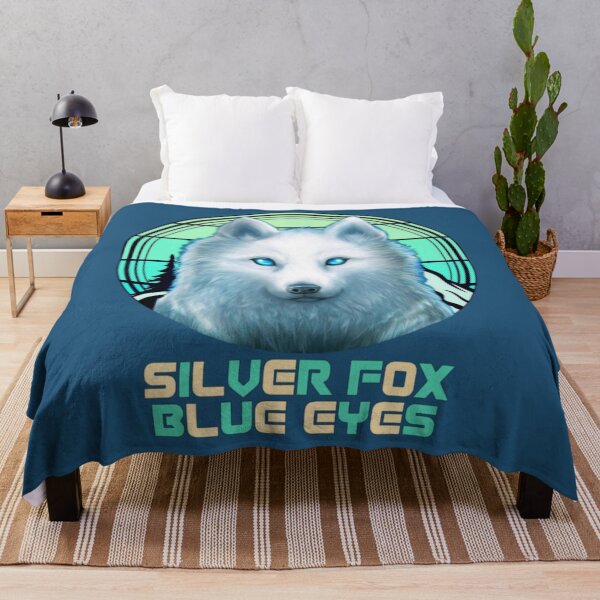 Item preview, silver fox blue eyes designed and sold by MrSameeraTop.