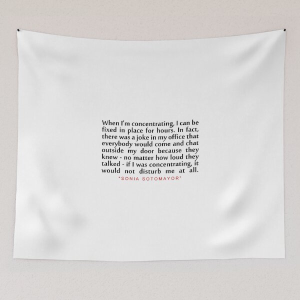 Item preview, When i'm concentrating..."Sonai Sotomoyar" Inspirational Quote designed and sold by ColorQuote.