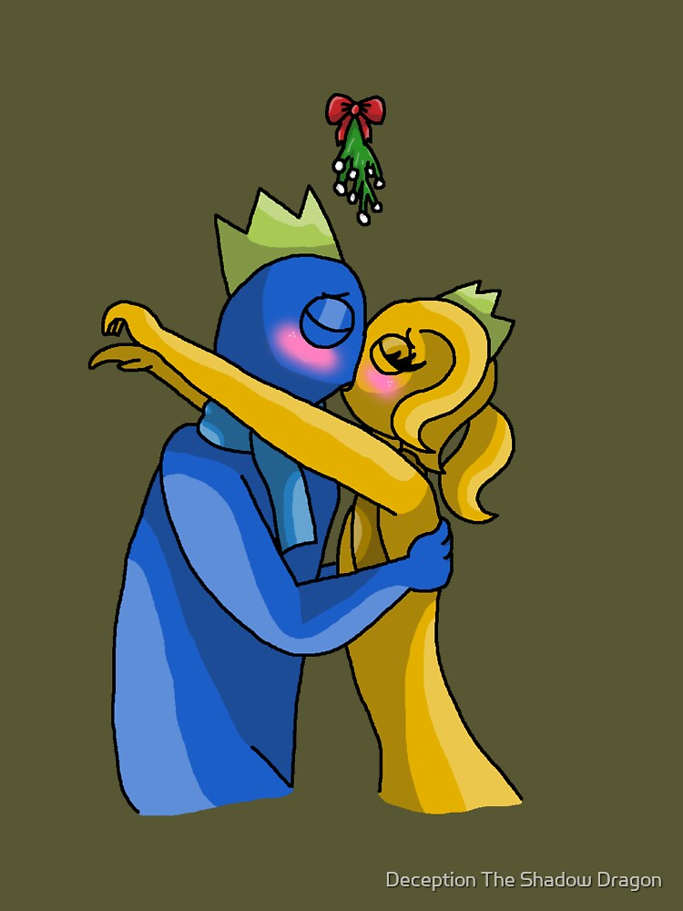 Blue X Gold Mistletoe (Rainbow Friends) Poster for Sale by Deception The  Shadow Dragon