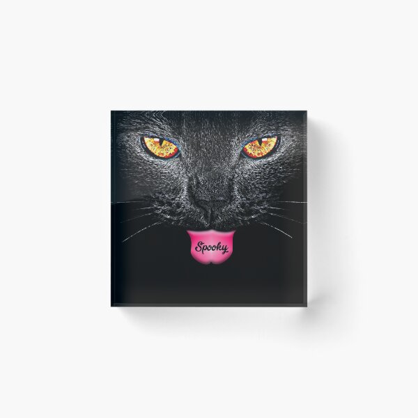 Item preview, Halloween Black Spooky Cat designed and sold by pcisbs.