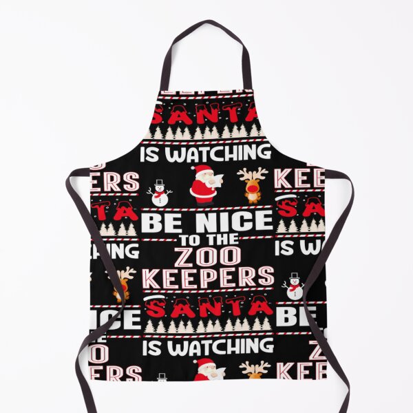 Item preview, Be Nice To The Zoo Keepers Santa Is Watching designed and sold by aryagiri.