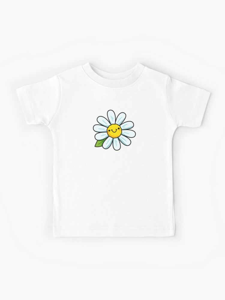 flor de margarita kawaii Camiseta para ni os