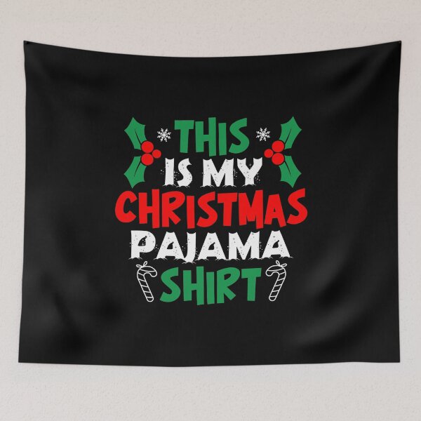 Item preview, This is my Christmas Pajama Shirt designed and sold by sweary12.