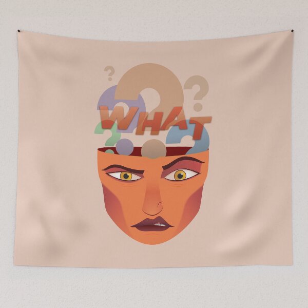 Item preview, What? - An upset woman asks designed and sold by CalMaArt.