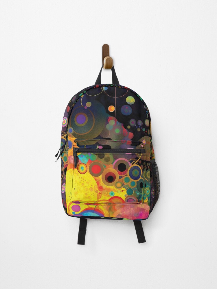 Thumbnail 1 of 3, Backpack, Abstract Digital Paintings designed and sold by ThinkFunDesign.