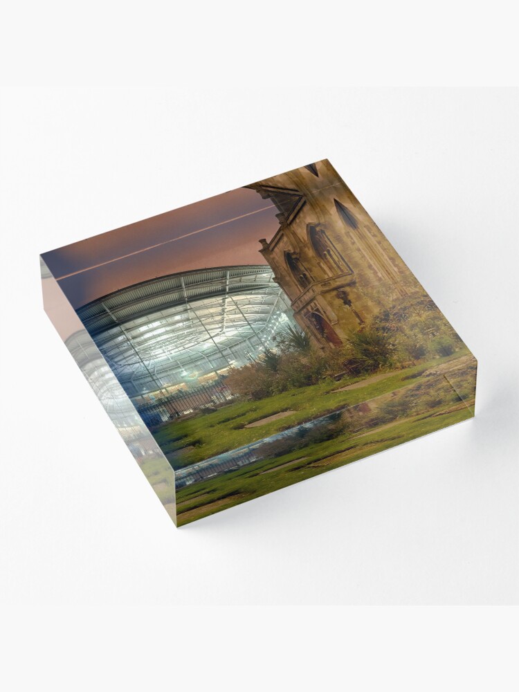Alternate view of Norwich under Ophelia Acrylic Block