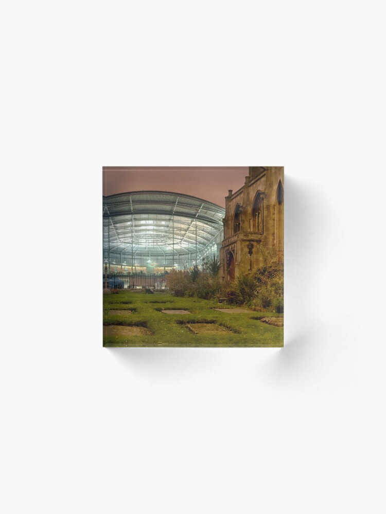 Alternate view of Norwich under Ophelia Acrylic Block
