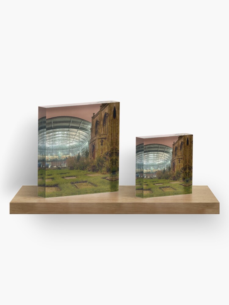 Alternate view of Norwich under Ophelia Acrylic Block