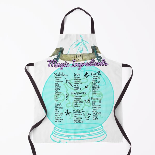 Item preview, Herbal Good Witch Brew Magic Ingredients Crystal Ball #2 designed and sold by OmniRoseArt.