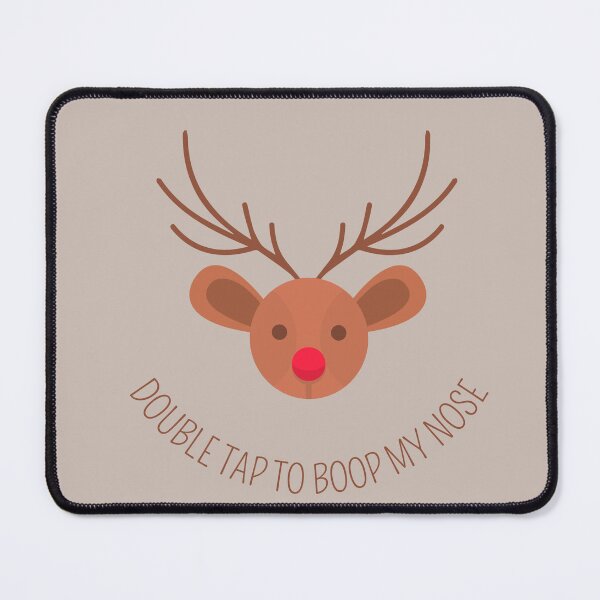 Item preview, Christmas Rudolph Reindeer Double Tap to Boop My Nose designed and sold by autumnchu.