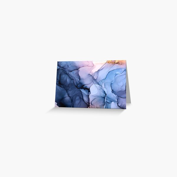 Captivating 1 - Alcohol Ink Painting Greeting Card