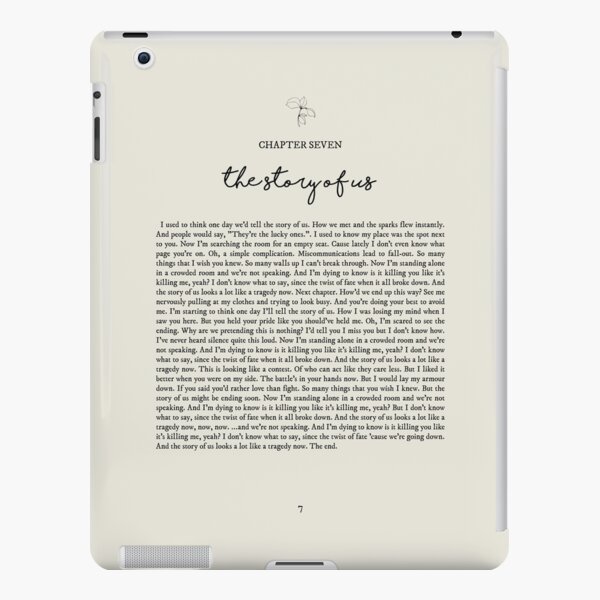 The Story of Us - Taylor Swift | iPad Case & Skin