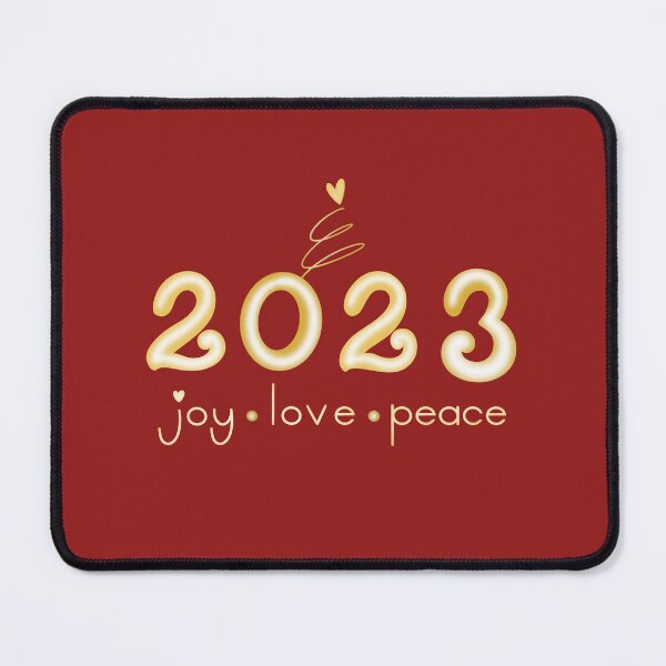Item preview, Happy New Year 2023 joy love peace, New Year Eve designed and sold by PalinoColour.