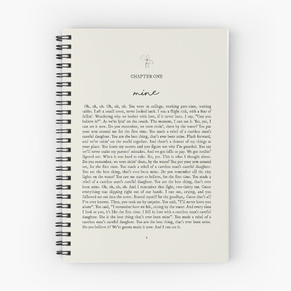 Item preview, Mine Lyrics designed and sold by queseraseraa.
