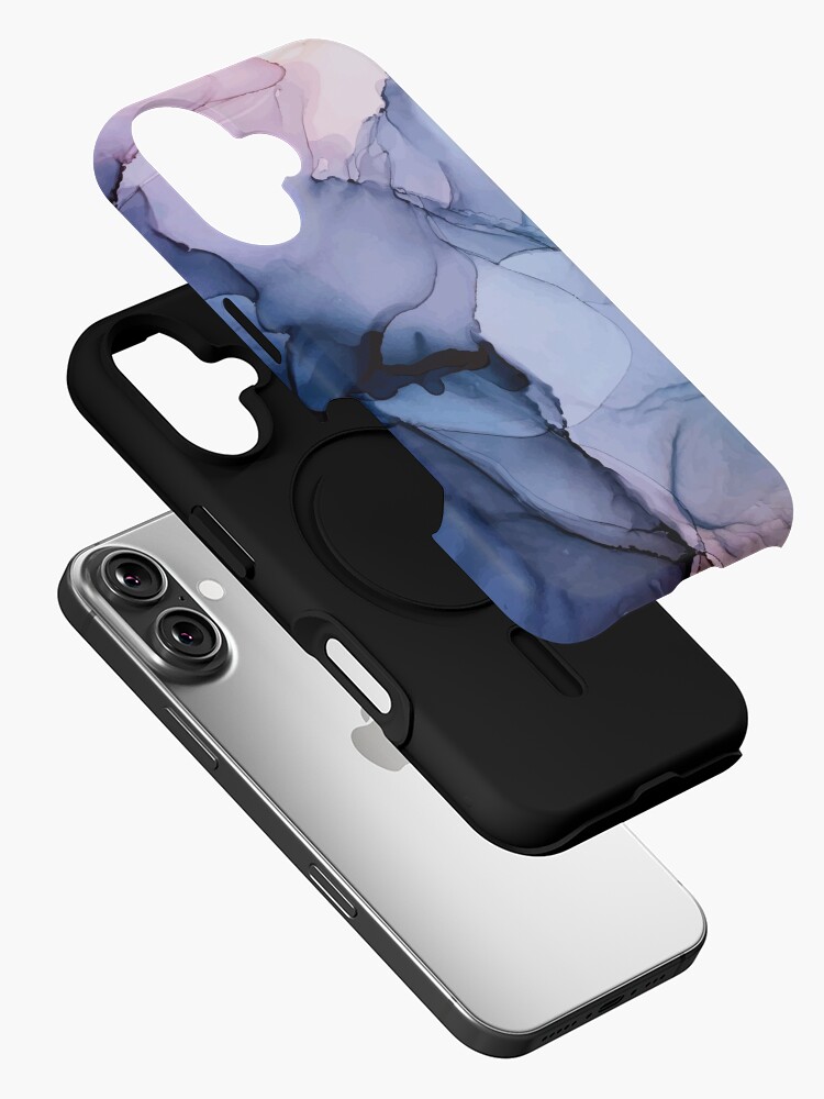 Aperçu 2 sur 4. Coque iPhone avec l'œuvre Captivant 1 - Peinture à l'encre d'alcool créée et vendue par LSchulz19.