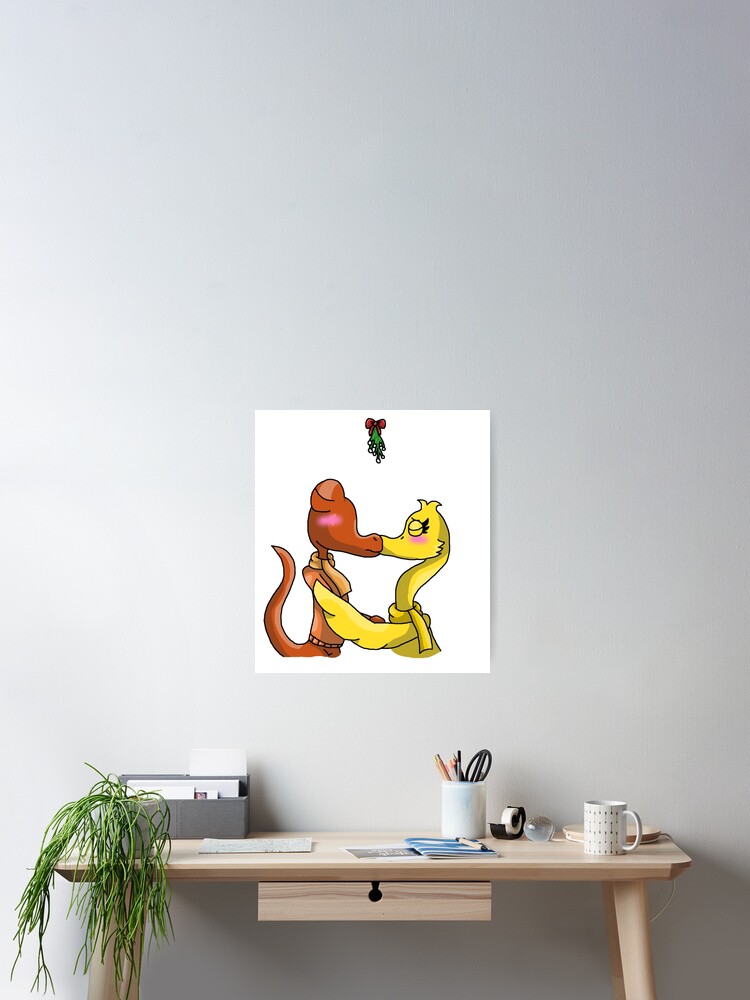 Orange X Yellow Mistletoe (Rainbow Friends) Poster for Sale by Deception  The Shadow Dragon