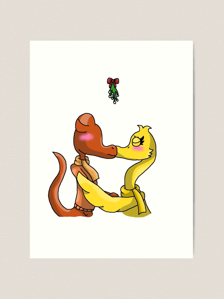 Orange X Yellow Mistletoe (Rainbow Friends) Poster for Sale by Deception  The Shadow Dragon