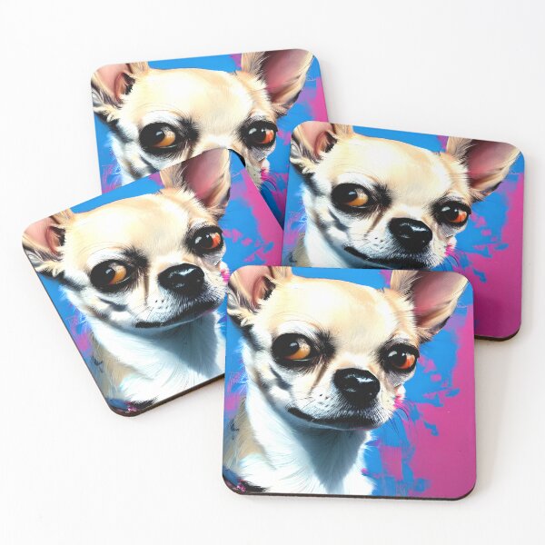Item preview, Chihuahua colorful art painting dog #43 designed and sold by supeart.