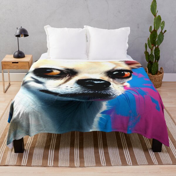 Artikelvorschau, Chihuahua bunter Kunstmalerei Hund #43 entworfen und verkauft von supeart.
