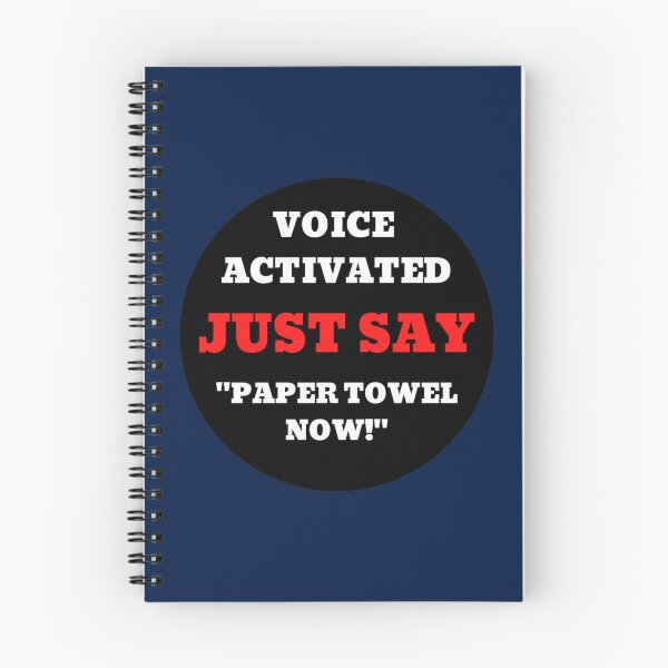 Item preview, Voice Activated Say Loudly Paper Towel Now! - Funny Joke    designed and sold by sipien.