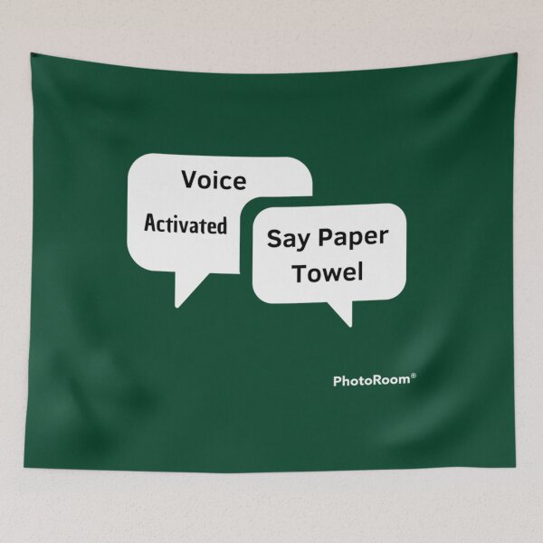Item preview, Voice Activated Say Paper Towel     designed and sold by sipien.