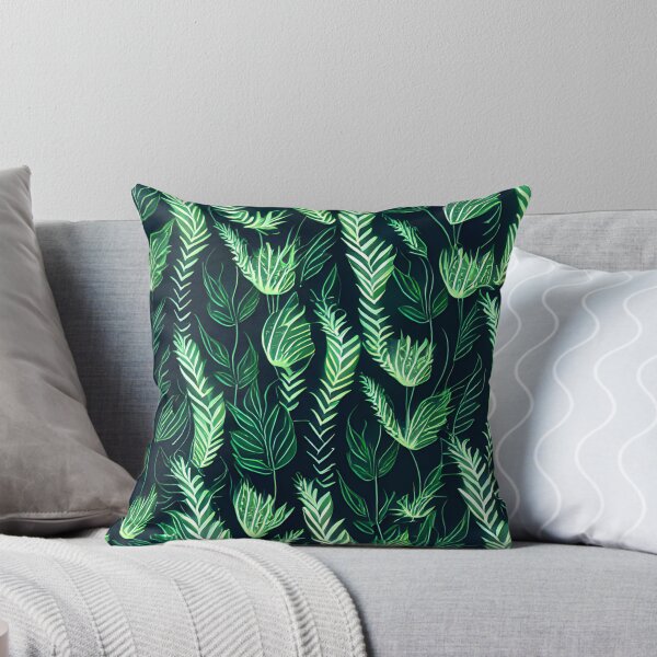 Item preview, Dark tropical green leaf patter #7 designed and sold by supeart.